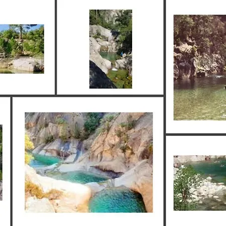 Mini villa 4 couchages avec piscine, plage à pied corse du sud Sari-Solenzara
